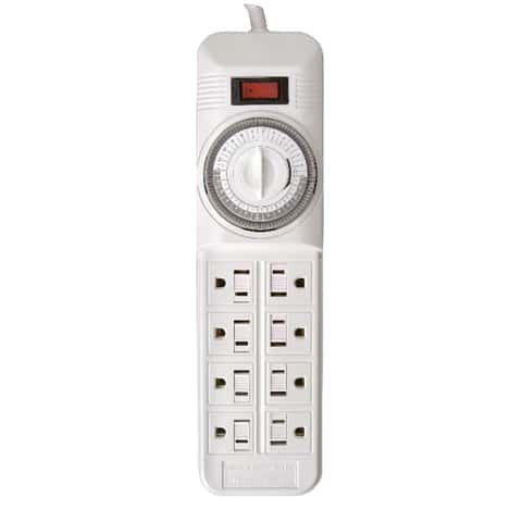 GE Indoor Plug-In 24-Hour Mechanical Timer, 3 Pack, White