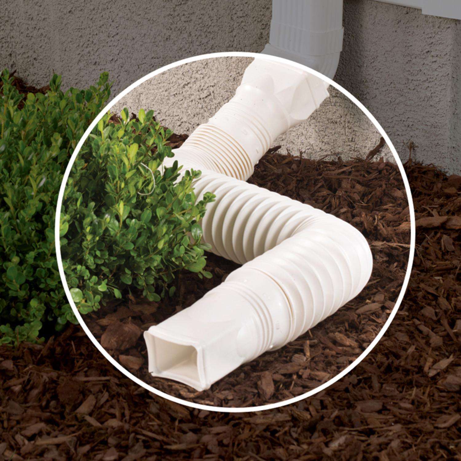 Gutter Extension Pipe Drain Air Conditioner Accessories Sink Outdoor