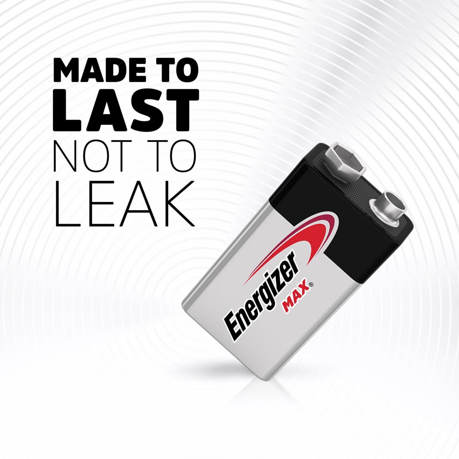 Energizer Max 9-Volt Alkaline Batteries 2 pk Carded