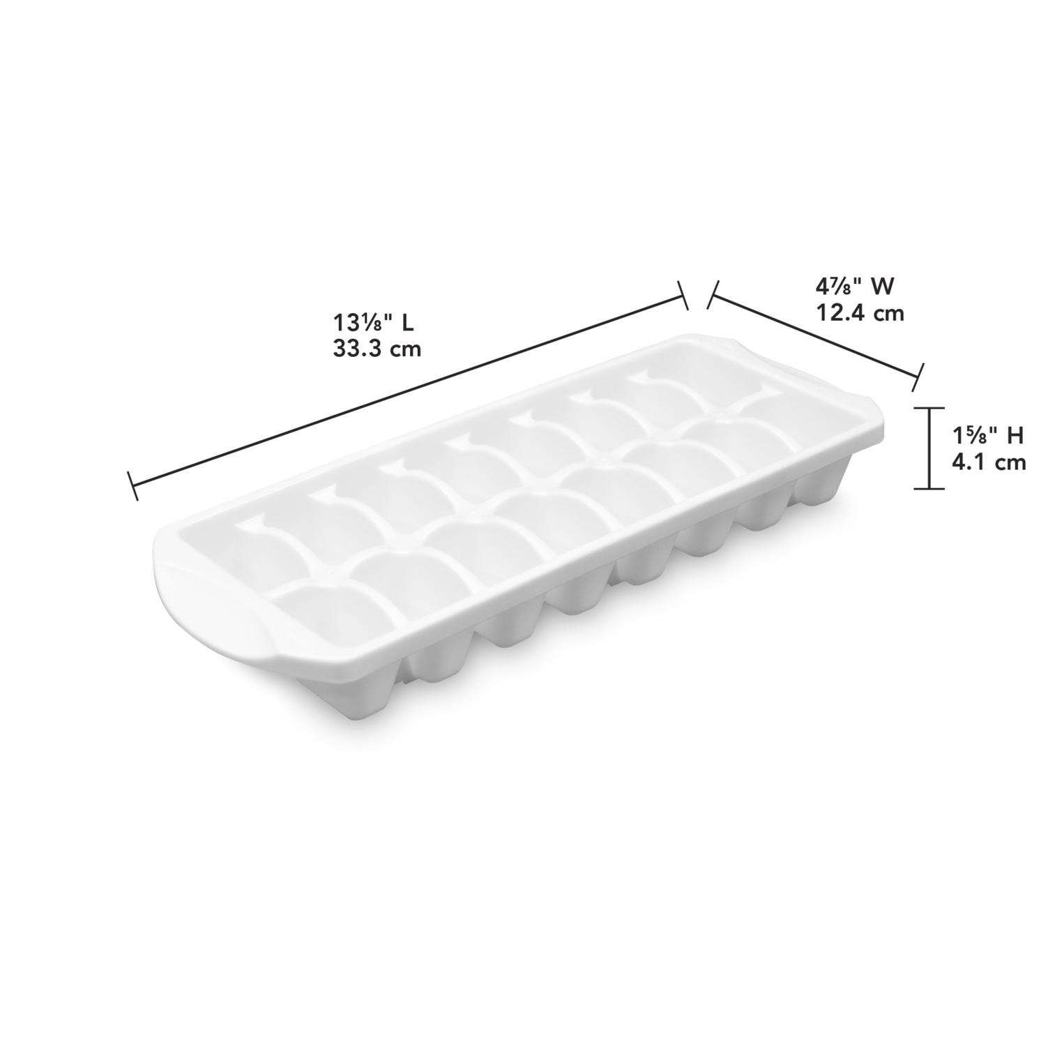 Rubbermaid Easy Release Ice Cube Tray, White