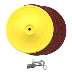 Ace 6 in. D Plastic Backing Pad 1/4 in. 3000 rpm 1 pc