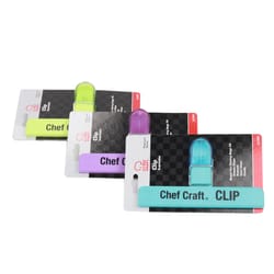 Chef Craft Assorted Colors Plastic Bag Clip