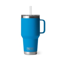 YETI Rambler 35 oz Big Wave Blue BPA Free Straw Mug