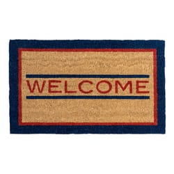 Entryways 17 in. W X 28 in. L Multicolored Hamilton Coir Door Mat