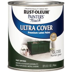 Rust-Oleum Painter's Touch Gloss Hunter Green Ultra Cover Paint Exterior and Interior 1 qt