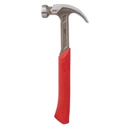 Milwaukee 20 oz Smooth Face Claw Hammer Rubber Handle