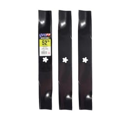 MaxPower 52 in. Standard Mower Blade Set For Riding Mowers 3 pk