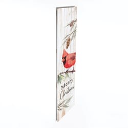 P Graham Dunn Multicolored Wood 47 in. H X 10.5 in. L X 0.75 in. W Merry Christmas Porch Sign