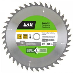 Exchange-A-Blade 8-1/4 in. D X 5/8 in. Carbide Finishing Saw Blade 40 teeth 1 pk