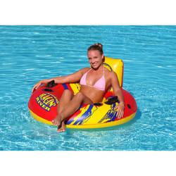 Airhead Ragin River PVC Inflatable Multicolored Floating Tube 48 in. W X 48 in. L