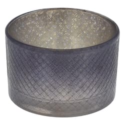 Karma Charcoal Straight Diamond Votive Candles