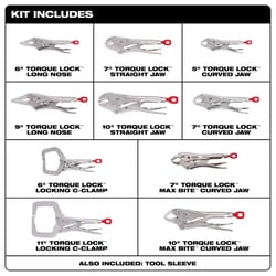 Milwaukee Torque Lock Alloy Steel Locking Pliers Set