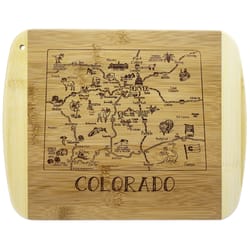 Totally Bamboo A Slice of Life 11 in. L X 8.75 in. W X 0.5 in. Bamboo Cutting Board