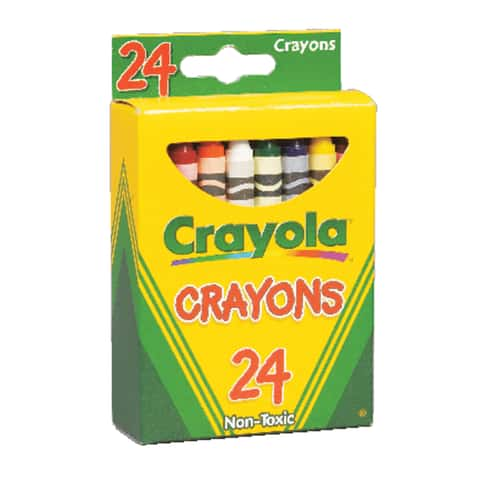 Crayola Classic Crayons, Assorted Colors, Back to School, 24 Count