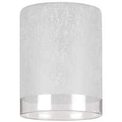 Westinghouse Cylindrical White Glass Lamp Shade 1 pk