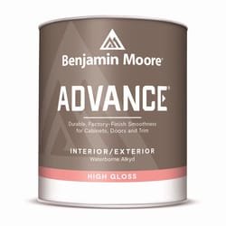 Benjamin Moore Advance High-Gloss White Paint Exterior and Interior 1 qt