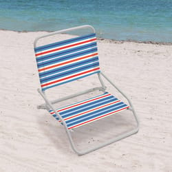 Rio Aloha Beach 1-Position Multicolored Beach Folding Chair