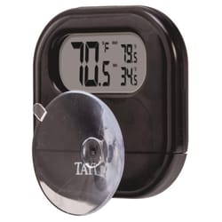 Taylor Digital Thermometer Plastic Black 2.5 in.