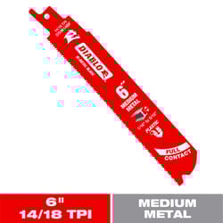 Diablo 6 in. Bi-Metal Medium Metal Reciprocating Saw Blade 14/18 TPI 1 pc