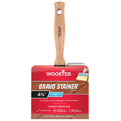 Wooster Bravo Stainer 4-3/4 in. Flat Stain Brush