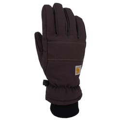 Carhartt M Cotton Duck/Synthetic Leather Black Cold Weather Gloves