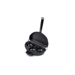 Fox Run Black Carbon Steel Egg Poaching Pan