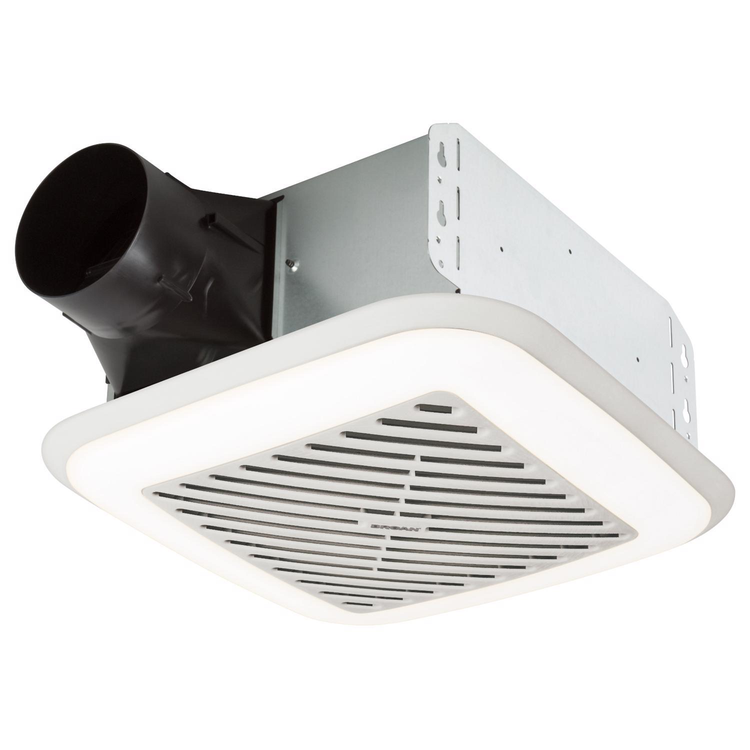 Broan-NuTone Flex Series 110 CFM 1.5 Sones Bathroom Ventilation Fan with Lighting Uae Electronic uaeelectronic.com