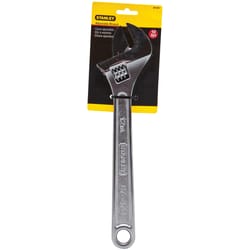 Stanley Metric and SAE Adjustable Wrench 12 in. L 1 pc