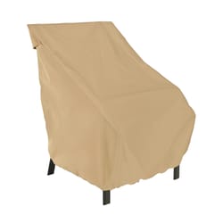 Classic Accessories Terrazzo 34 in. H X 32.5 in. W X 25.5 in. L Brown Polyester High Back Chair Cove