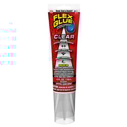 FLEX GLUE  Clear  Rubberized Waterproof Adhesive  4 oz. 