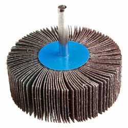 Forney 2 in. D X 1/4 in. Aluminum Oxide Flap Wheel 120 Grit 1 pc