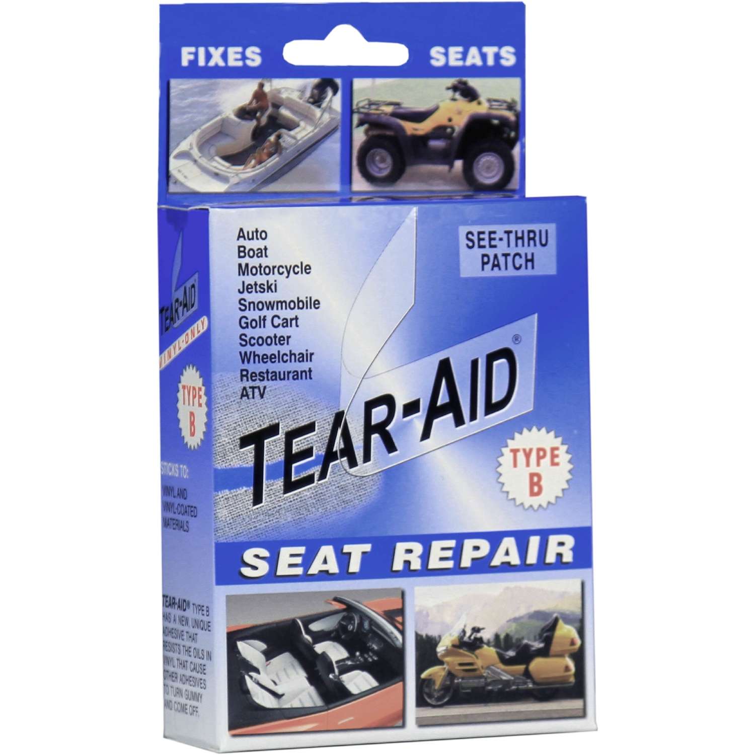 Tear-Aid Patch Type B Seat Repair Patch Kit D-KIT-B02-100 NEW 