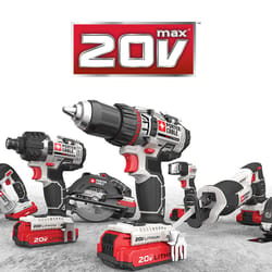 Porter Cable 20V Cordless Brushed 2 Tool Drill/Driver and Impact Driver Kit