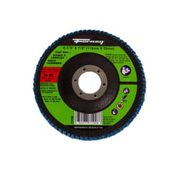 Forney 4-1/2 in. D X 7/8 in. Zirconia Flap Disc 80 Grit 1 pc