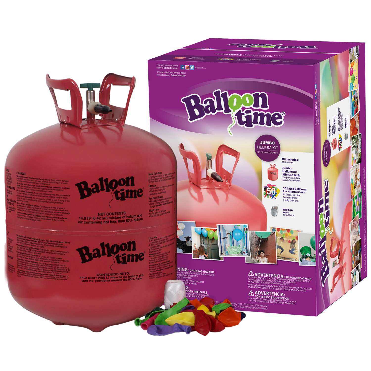 Balloon Gas Helium Canister