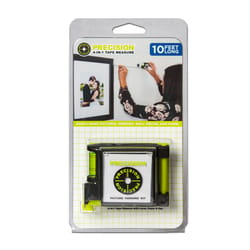 Precision 10 ft. L X 1 in. W Measuring Tape