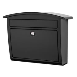 Architectural Mailboxes Dal Rae Galvanized Steel Wall Mount Black Mailbox