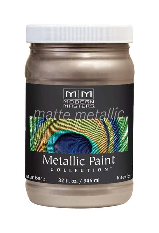 Modern Masters Shimmer Matte Warm Silver Metallic Paint 1 qt. - Ace ...