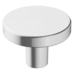 Amerock Versa Contemporary Round Cabinet Knob 1-3/8 in. D 1 in. Polished Chrome 1 pk