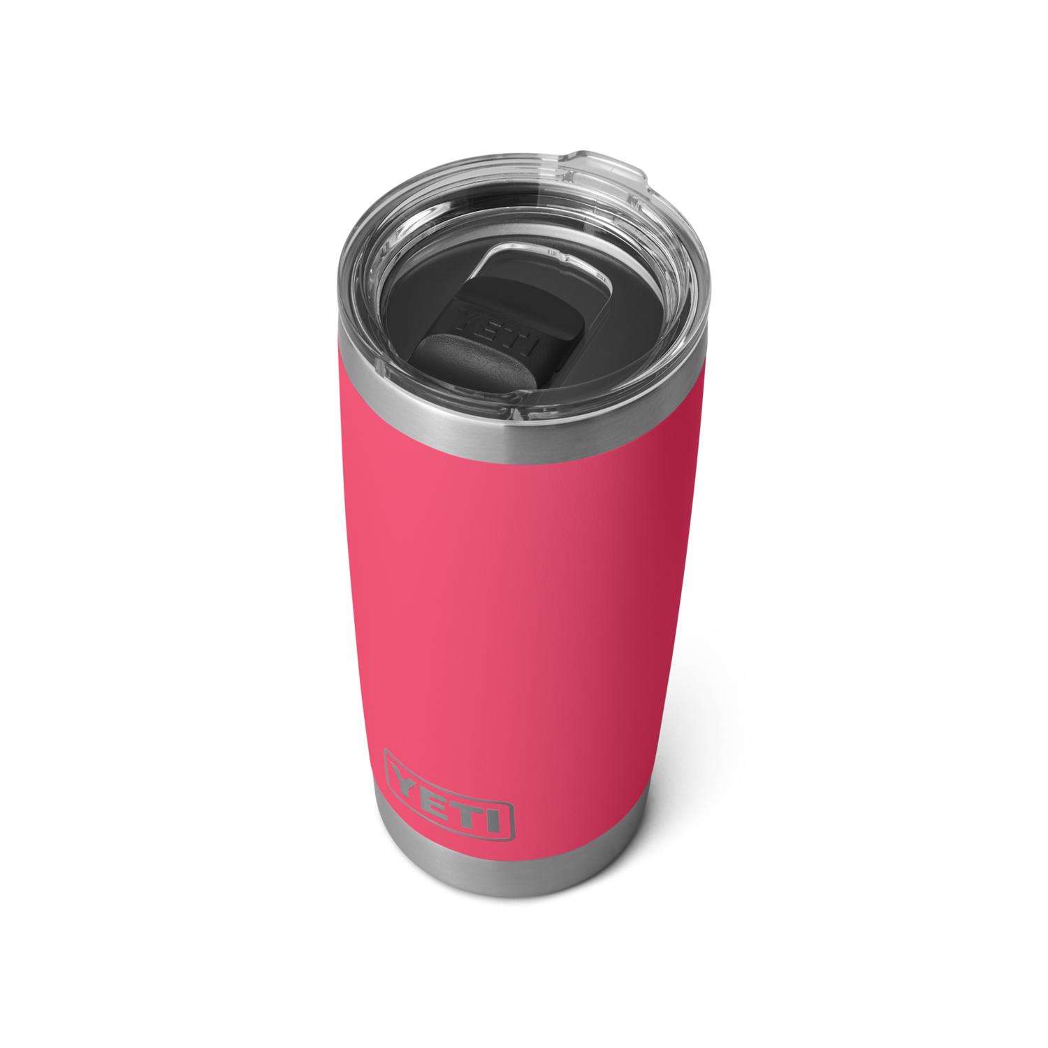 YETI Rambler 20 oz Bimini Pink BPA Free Tumbler with MagSlider Lid