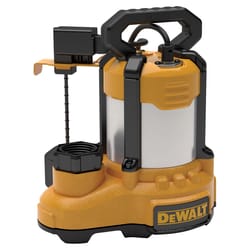 DeWalt 1/3 HP 4500 gph Stainless Steel Vertical Float Switch AC Submersible Sump Pump