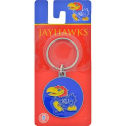 HILLMAN NCAA Tempered Steel Blue Split Ring Keychain