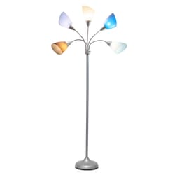 Simple Designs 67 in. Multicolor Floor Lamp