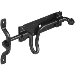 National Hardware 5.57 in. H X 10.29 in. L Black Steel Left or Right Handed Gate Latch
