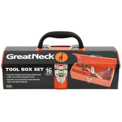 GreatNeck Tool Box Set 16 pc