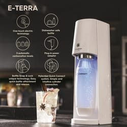 SodaStream E-Terra White 1 L Soda Maker 1 pk
