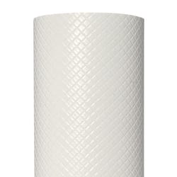 Con-Tact Simple Elegance 5 ft. L X 20 in. W White Diamonds Non-Adhesive Shelf Liner