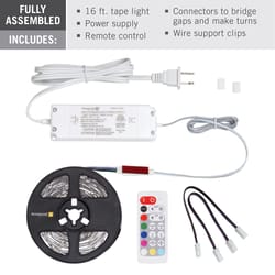 Armacost Lighting RibbonFlex home 16 ft. L Multicolored Plug-In LED Strip Tape Light Kit 1 pk