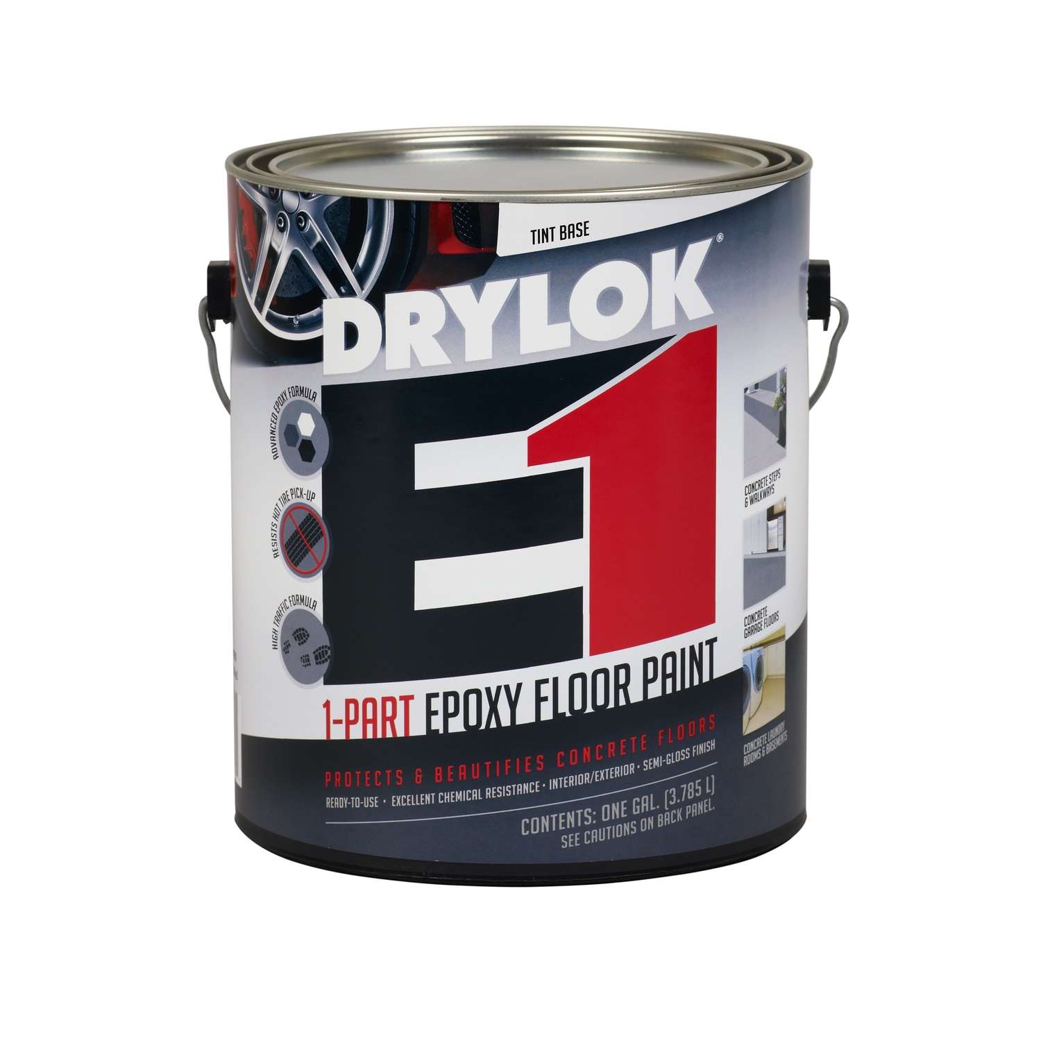 Drylok E1 SemiGloss Tint Base Acrylic Epoxy Blend Epoxy Floor Paint 1