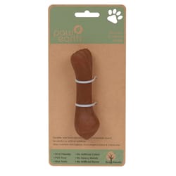 Boss Pet Paw Earth Brown Rubber EcoBones Dog Toy Small 1 pk